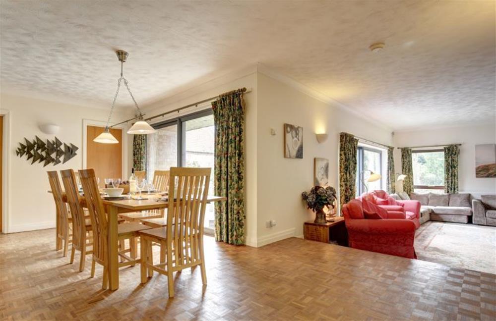 Bright dining room and sitting room at Rossmore, Holme-next-the-Sea near Hunstanton