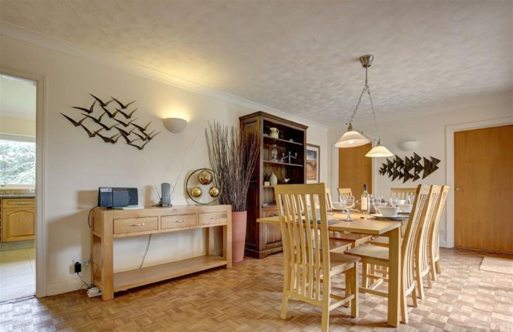 Spacious dining room at Rossmore, Holme-next-the-Sea near Hunstanton