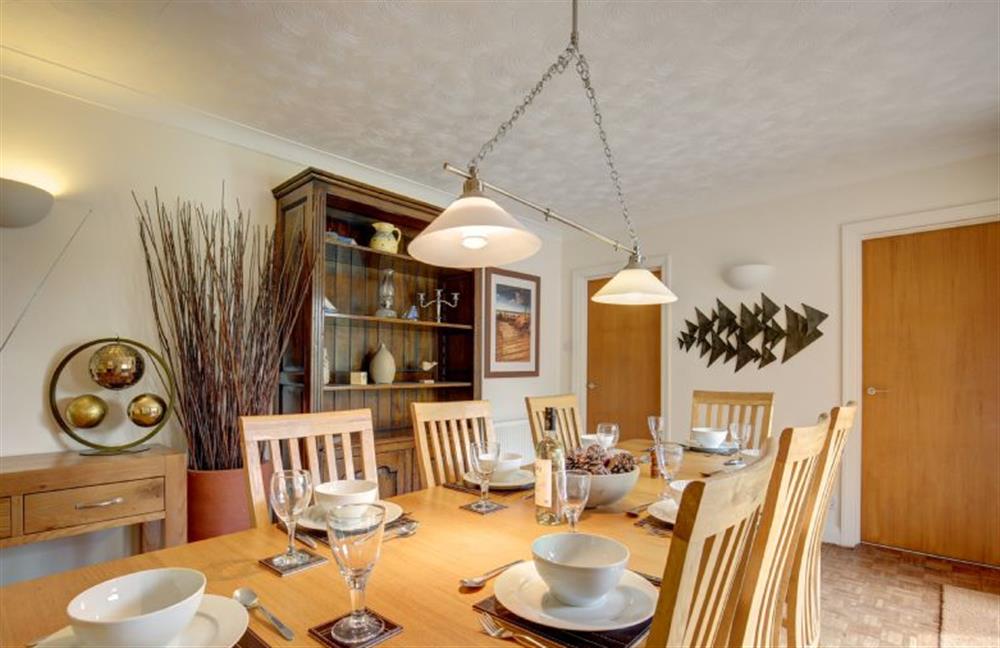 The dining area at Rossmore, Holme-next-the-Sea near Hunstanton