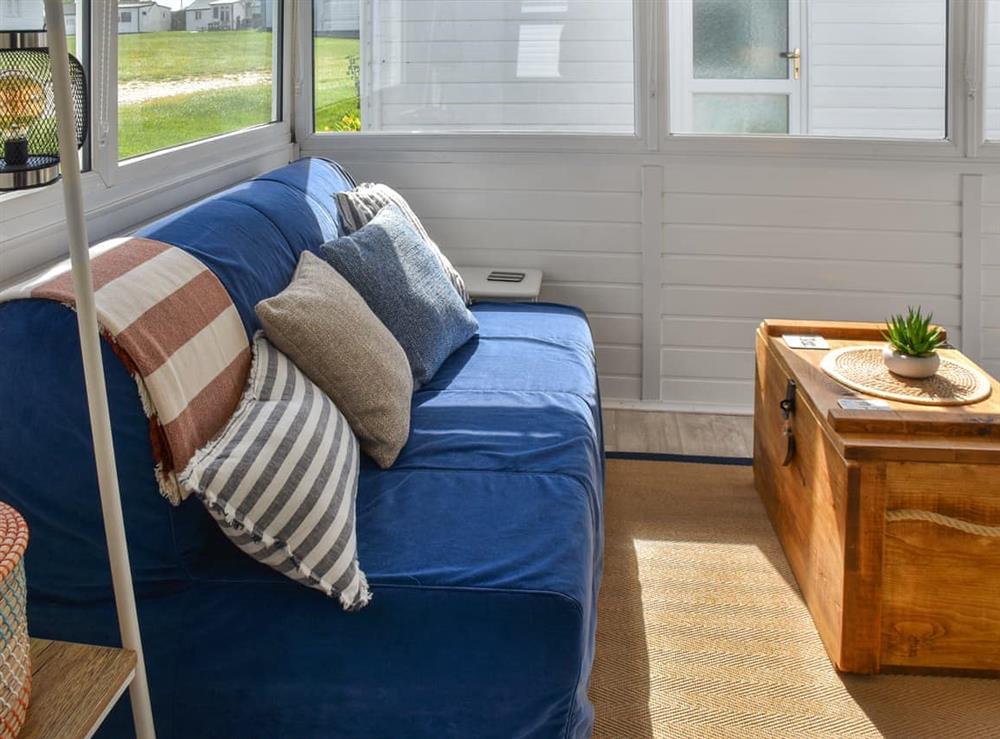 Living area at Rosys Retreat in Bacton, near Happisburgh, Norfolk