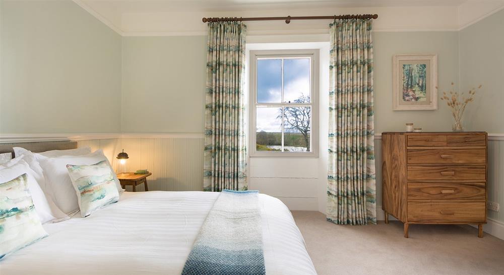 The double bedroom at Rothley Lakehouse in Morpeth, Northumberland