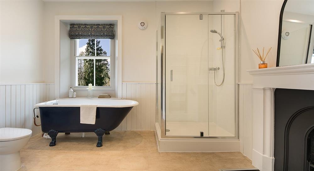 The first bathroom at Rothley Lakehouse in Morpeth, Northumberland