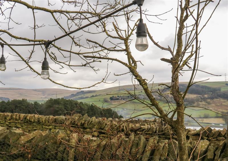 Rural landscape at Rough Bank Barn, Newhey