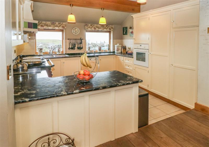 The kitchen at Rough Bank Barn, Newhey