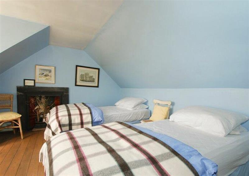 One of the bedrooms at Roughley Cottage, Newcastleton