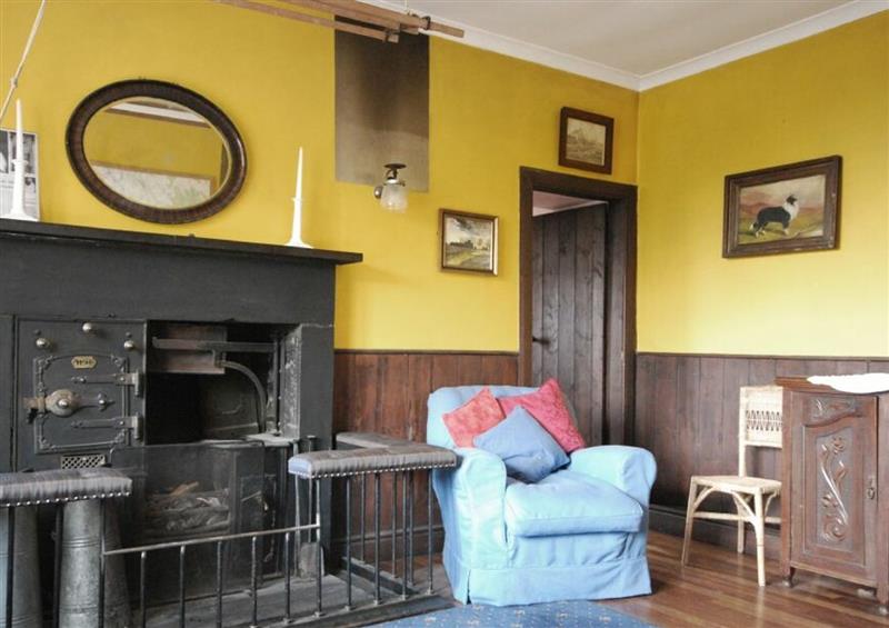 The living area at Roughley Cottage, Newcastleton