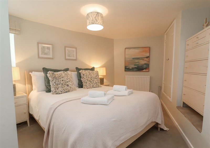 One of the bedrooms at Round Barn, Ilfracombe
