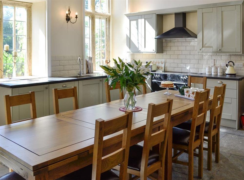 Well equipped kitchen/ dining room at The Farmhouse, 