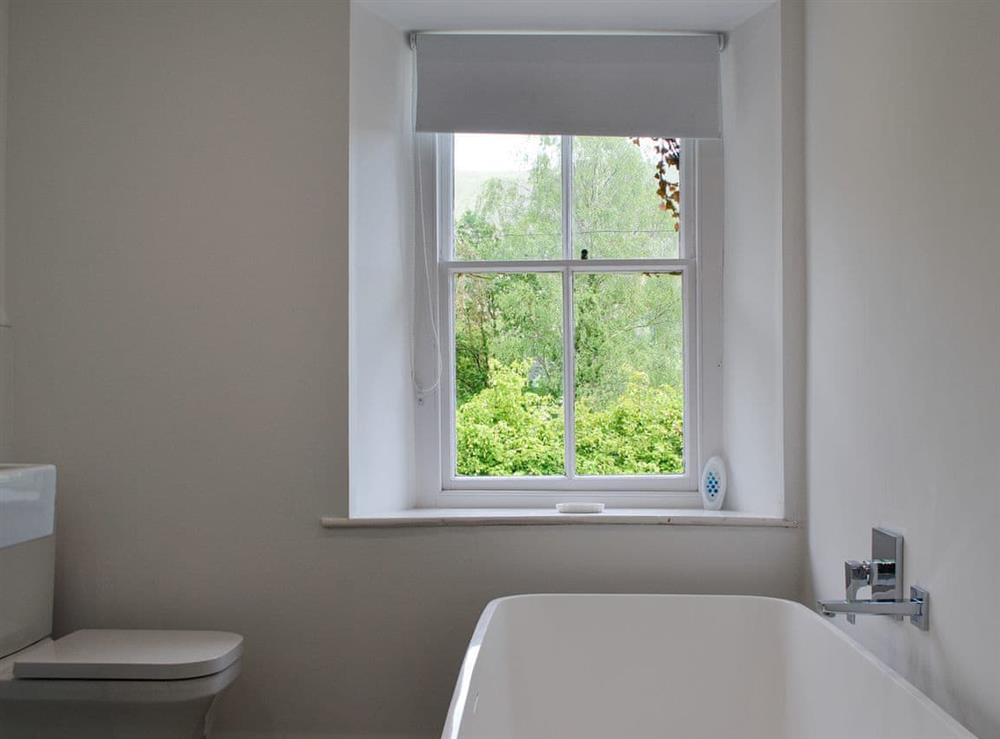 Bathroom with separate shower at Roundhill Cottages 1 in Ambleside, Cumbria