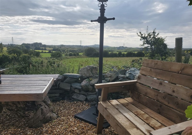 This is the garden at Rowan, Carreglefn near Llanfechell