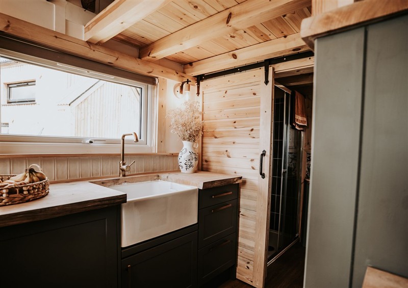 This is the kitchen at Rowan, Carreglefn near Llanfechell