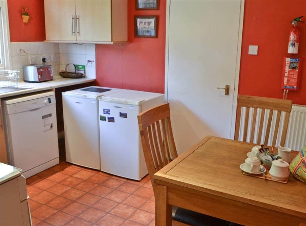 Kitchen at Rowan Cottage in Byrness Village, near Otterburn, Tyne And Wear