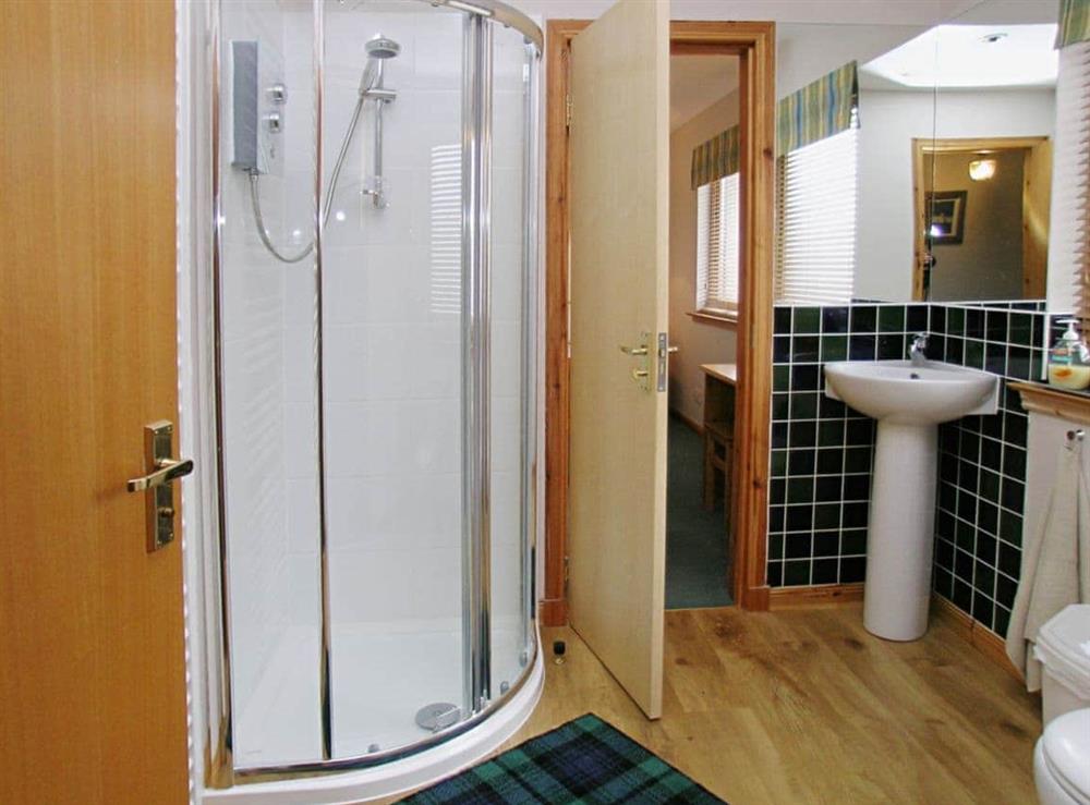 Bathroom at Rowan Cottage in Carrbridge, Highland