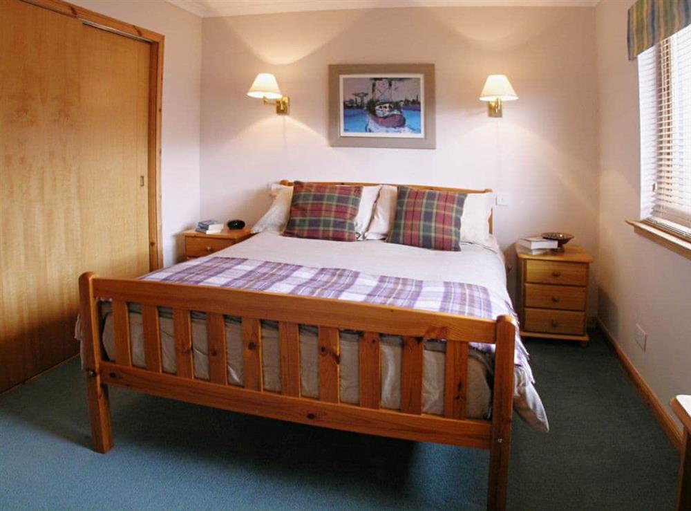 Double bedroom at Rowan Cottage in Carrbridge, Highland