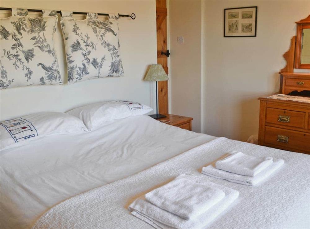 Double bedroom at Rowan Cottage in Craster, Northumberland