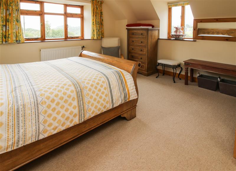 One of the bedrooms at Rowan Cottage, Gravelsbank