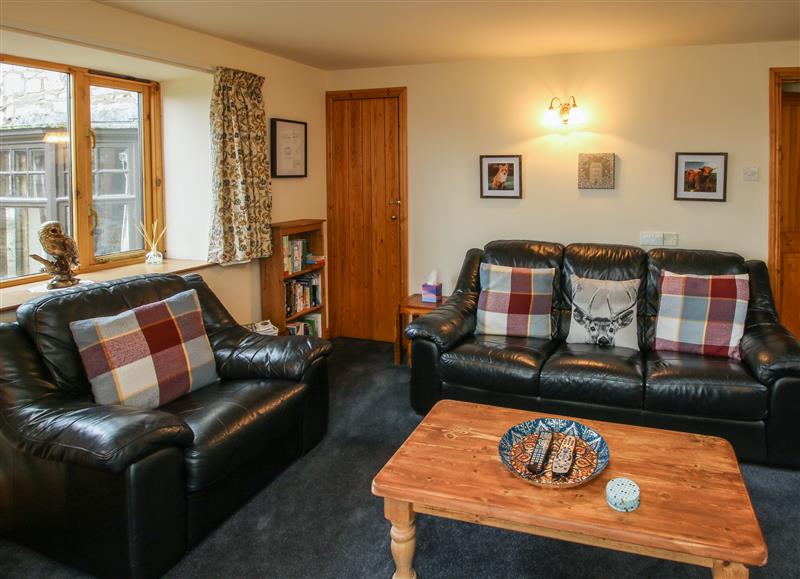 The living area at Rowan Cottage, Gravelsbank