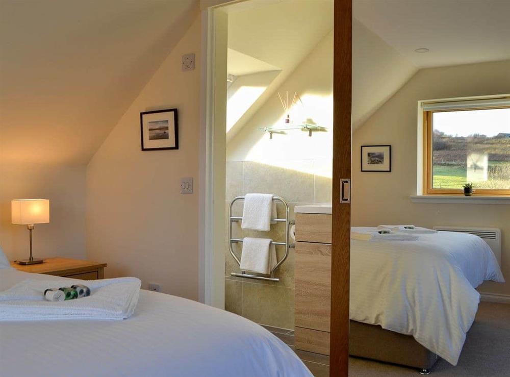 Comfortable double bedroom with en-suite (photo 2) at Rowan House in Carbost, near Portree, Isle Of Skye