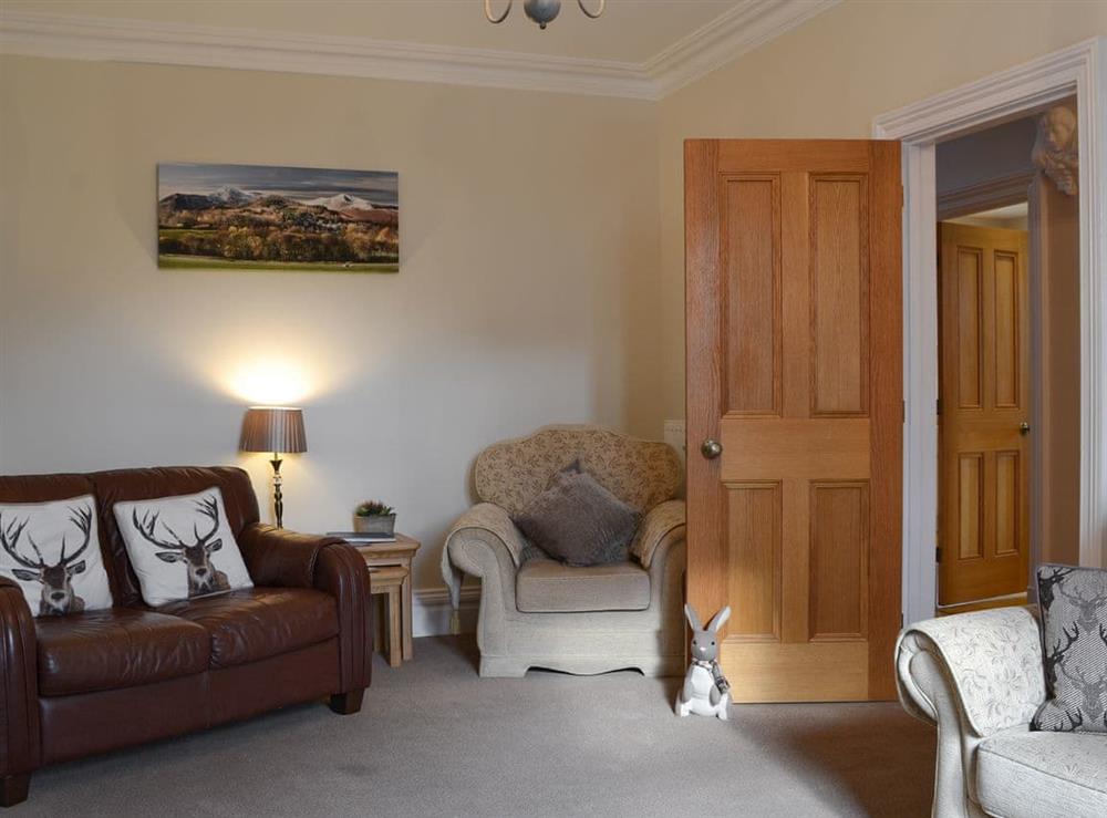Living room at Rowan House in Threlkeld, near Keswick, Cumbria