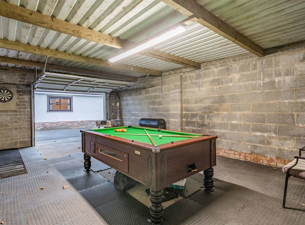 Games room at Rowan Muir in Crosshouse, near Kilmarnock, Ayrshire