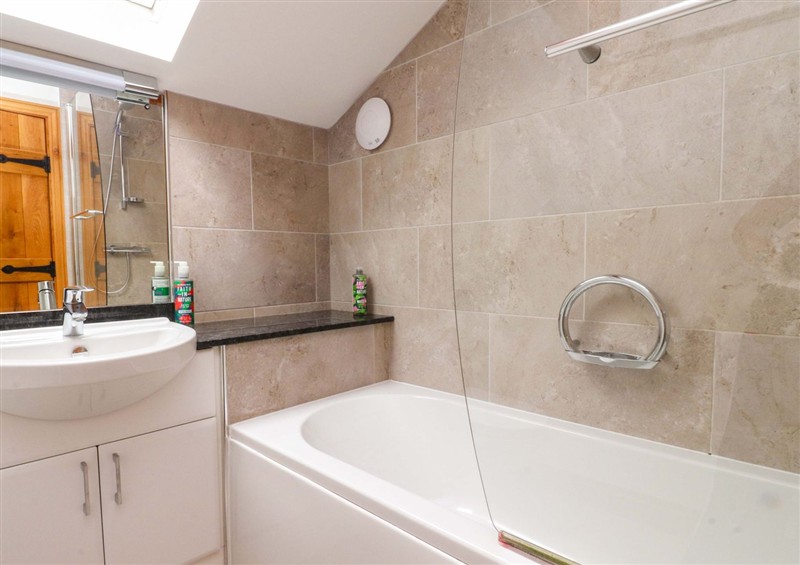 This is the bathroom at Rowan Tree Cottage, Hetton near Skipton