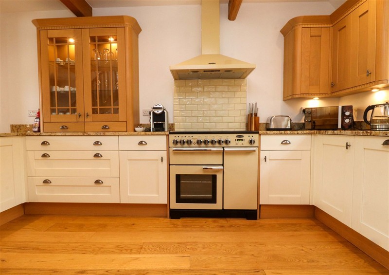 This is the kitchen at Rowan Tree Cottage, Hetton near Skipton
