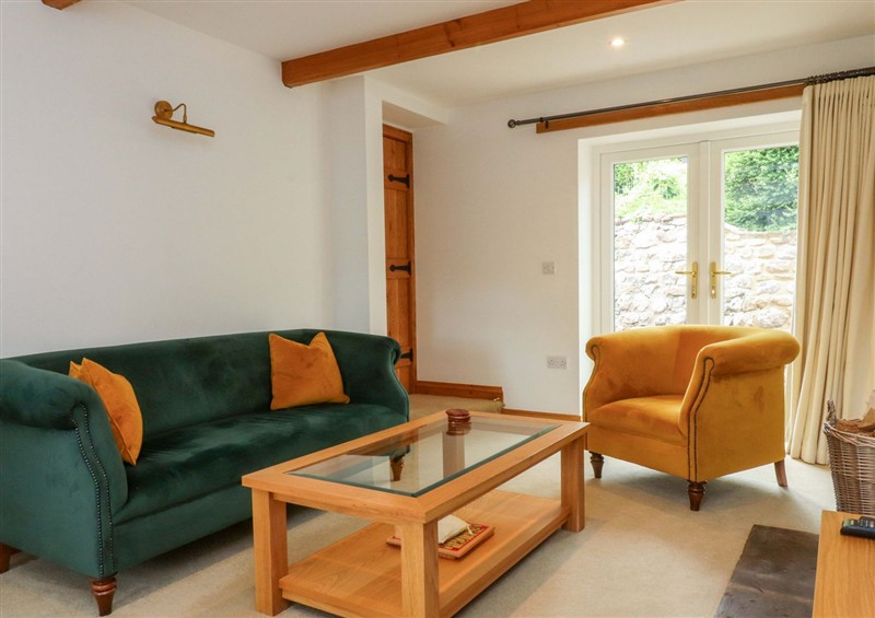 This is the living room at Rowan Tree Cottage, Hetton near Skipton