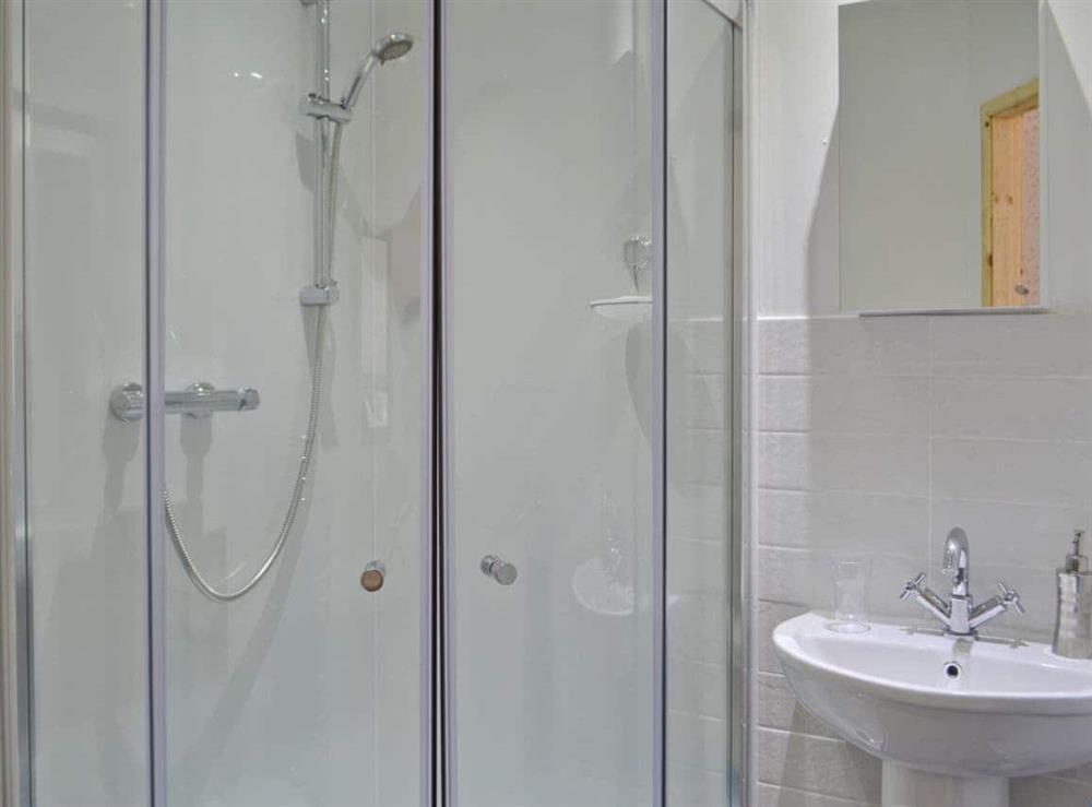 Shower room at Rowanlea Cottage in Nairn, Morayshire