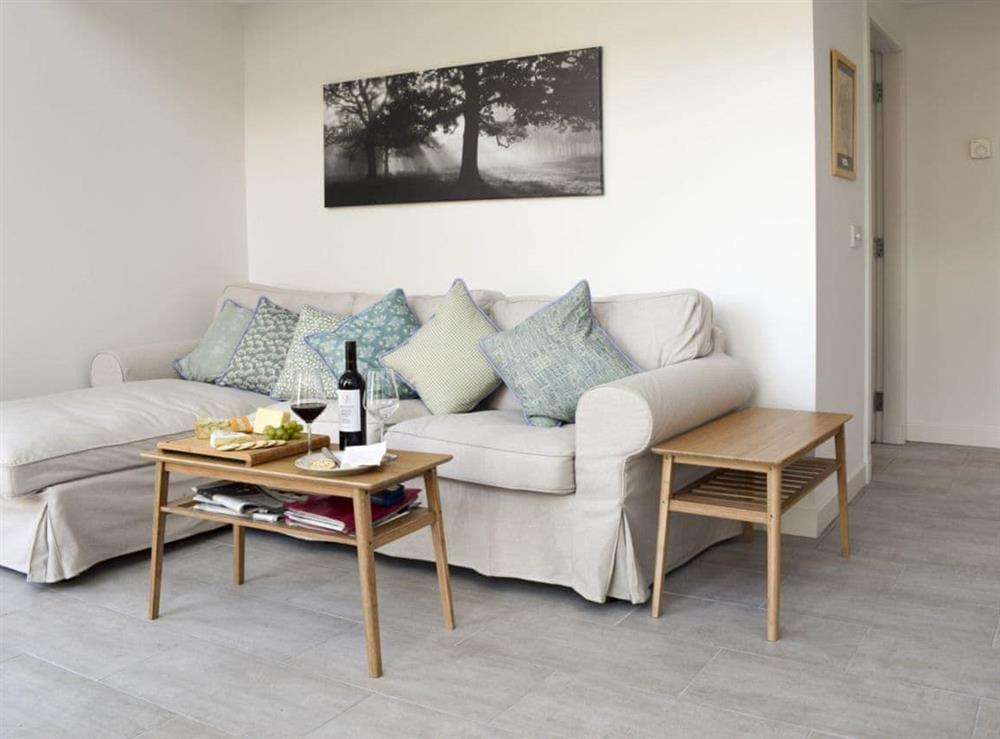Contemporary living space at Rowanlea in Muthill, near Crieff, Perthshire