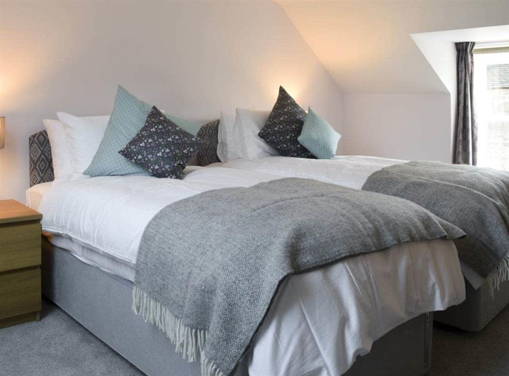 Twin bedroom at Rowanlea in Muthill, near Crieff, Perthshire
