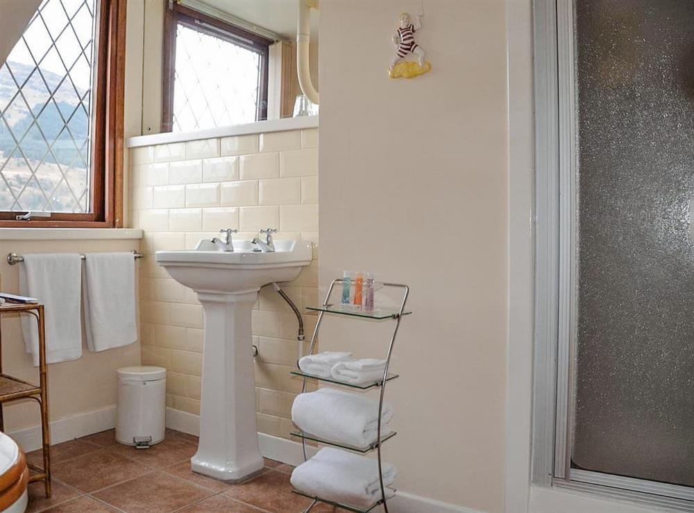 Bathroom at Rowantree Cottage in Arrochar, Dumbartonshire