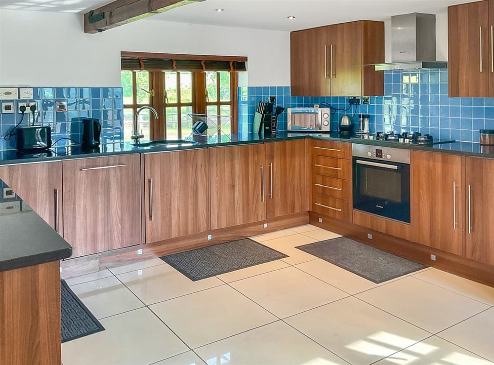 Kitchen at Rowdecroft Farm Cottage in Rowde, Wiltshire