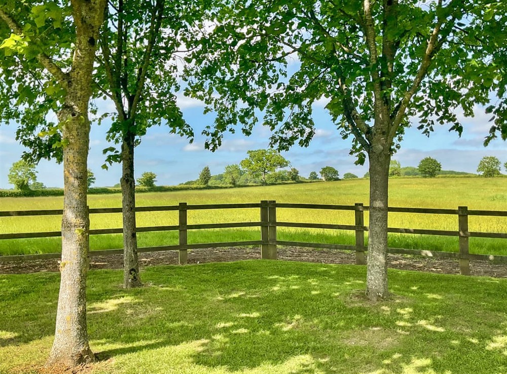 View at Rowdecroft Farm Cottage in Rowde, Wiltshire