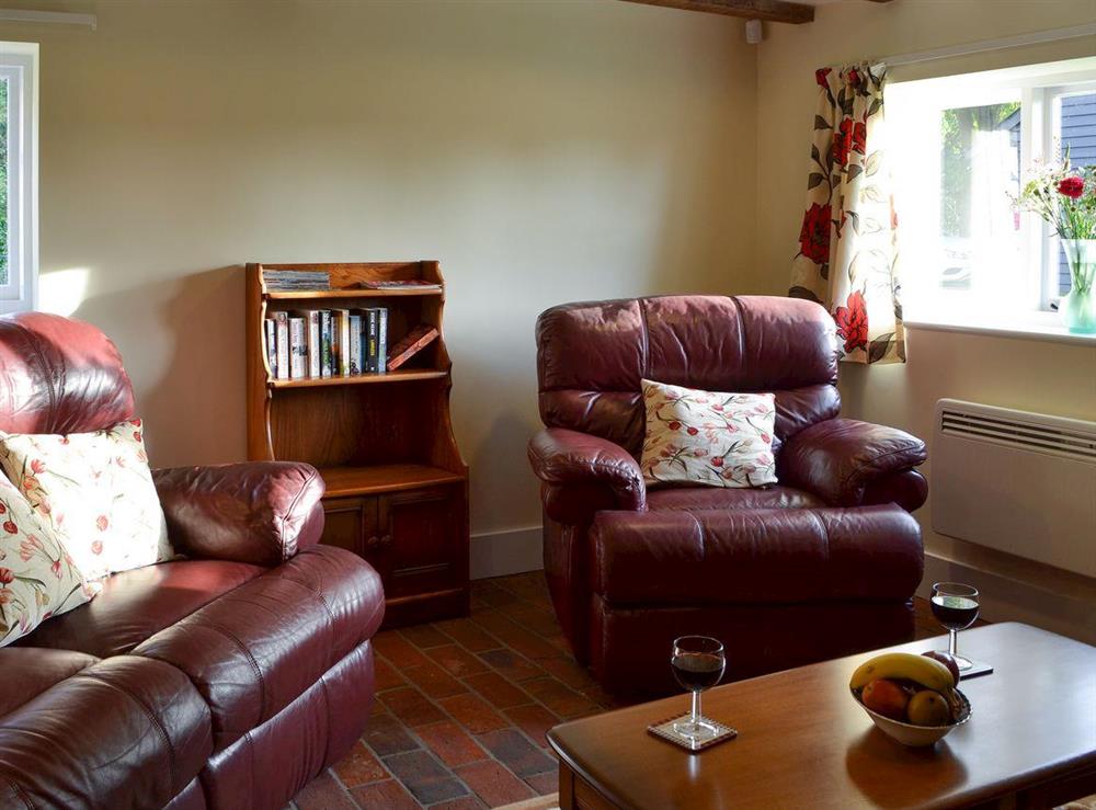 Living room at Rowley Plain Cottage in Brenchley, near Royal Tunbridge Wells, Kent