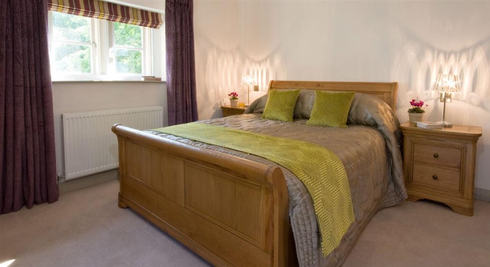 The double bedroom at Rowthorne Lodge in Chesterfield, Derbyshire