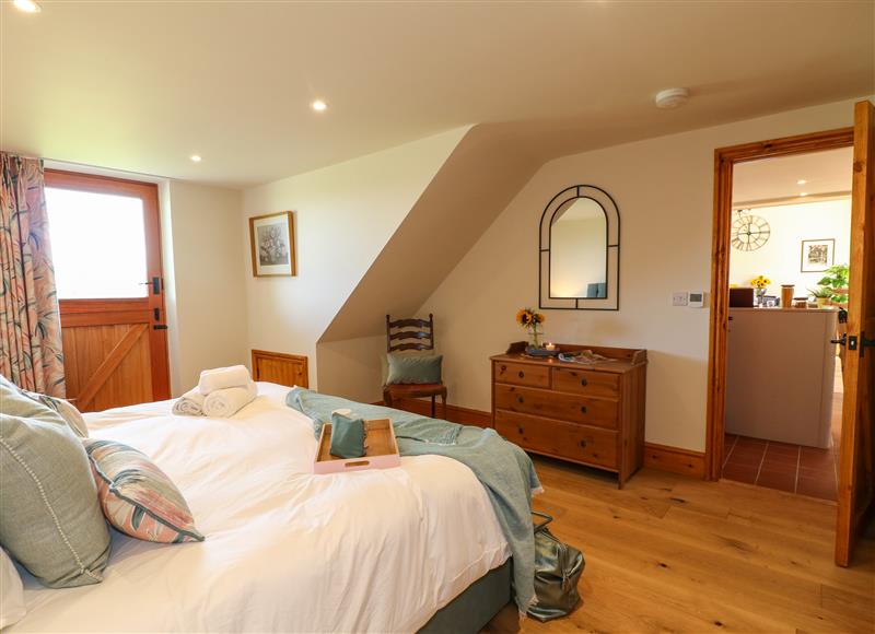 One of the bedrooms at Rowtor, Birchover