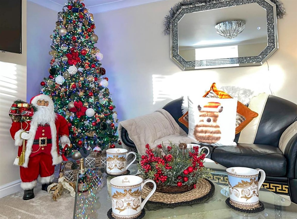 Living area at Royal Border Retreat in Berwick Upon Tweed, Northumberland
