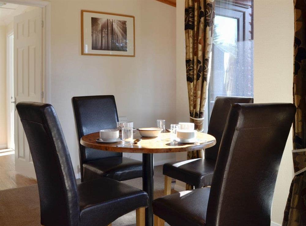 Dining Area at Royal Deeside Woodland Lodges- Lodge F in Dinnet, near Ballater, Aberdeenshire