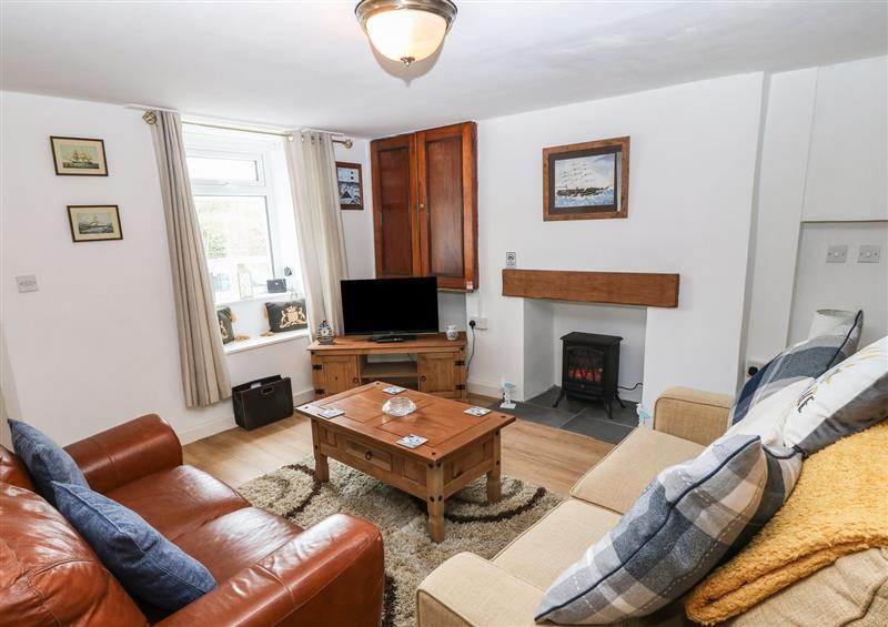 This is the living room at Royal Oak Cottage, Amlwch Port