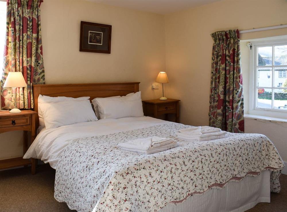 Double bedroom at Royal Oak Farm in Winsford, Somerset., Great Britain