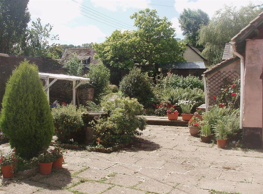 Garden at Royal Oak Farm in Winsford, Somerset., Great Britain