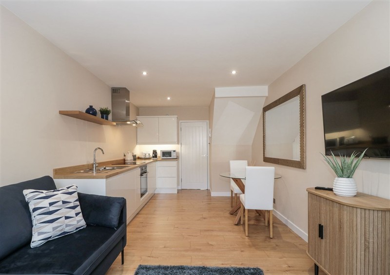Relax in the living area at Royal Terrace Sunset, Weymouth