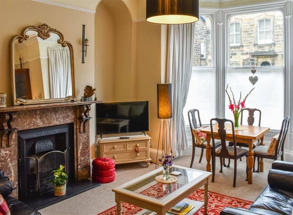 Living room/dining room at Royal Villas Apartment in Harrogate, North Yorkshire