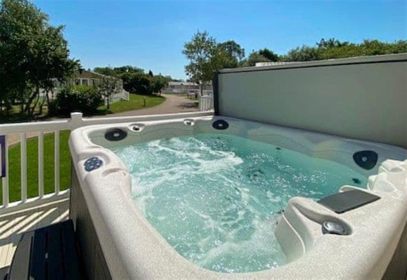 Hot tub in Marlow Spa at Royale Resorts at Ranksborough Hall in Langham, near Oakham