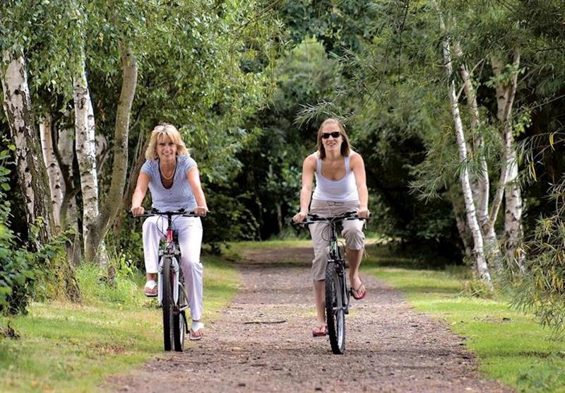 Enjoy a cycle ride at Roydon Mill Lodges in Essex, East of England