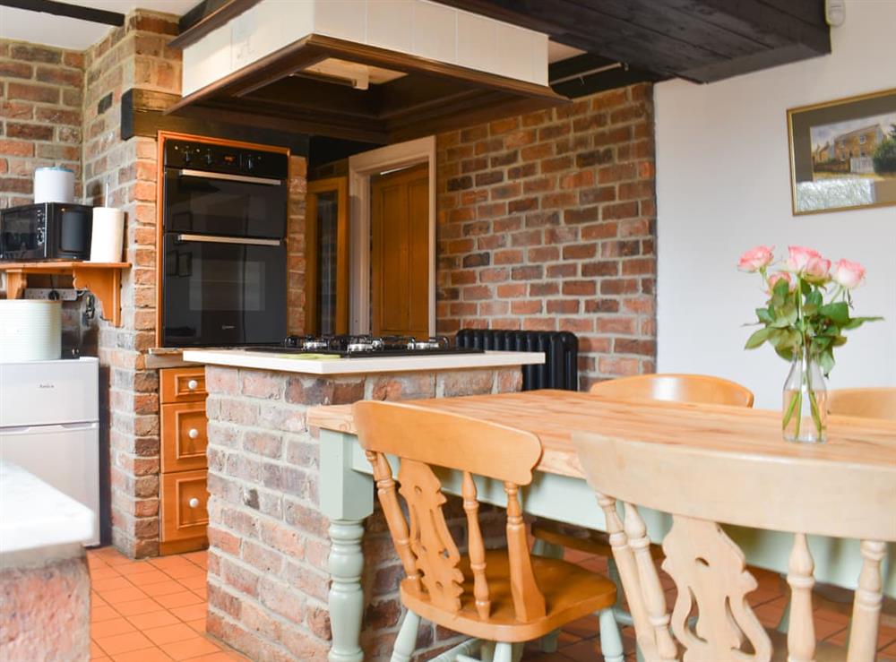 Kitchen/diner at Royds Diary Cottage in Elsecar, near Barnsley, South Yorkshire