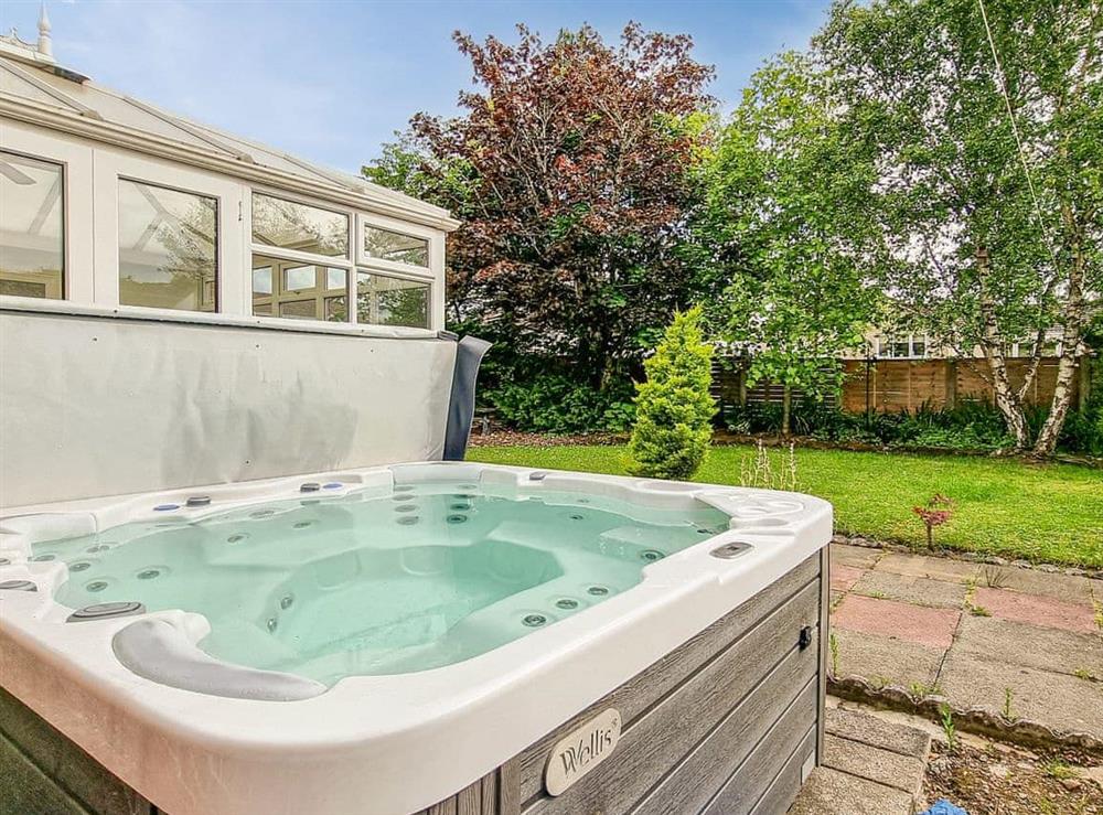 Hot tub at Rozelle Villa in Ayr, Ayrshire