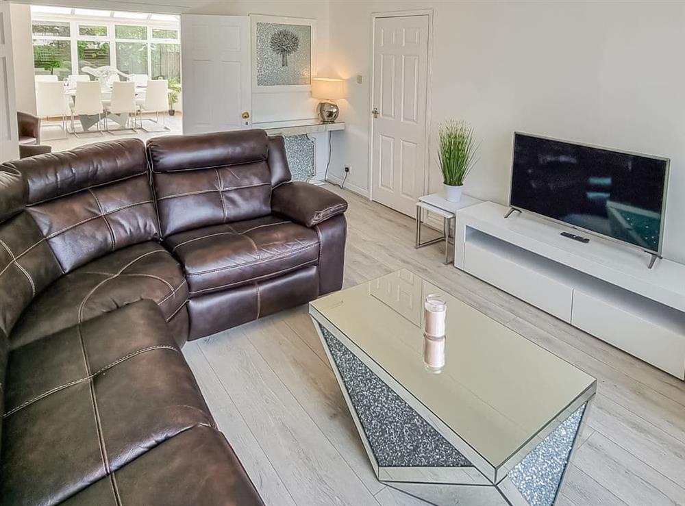 Living area at Rozelle Villa in Ayr, Ayrshire