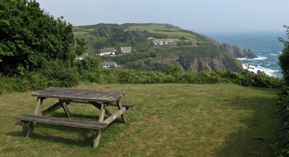 The view from the garden at Ruan in Helston, Cornwall