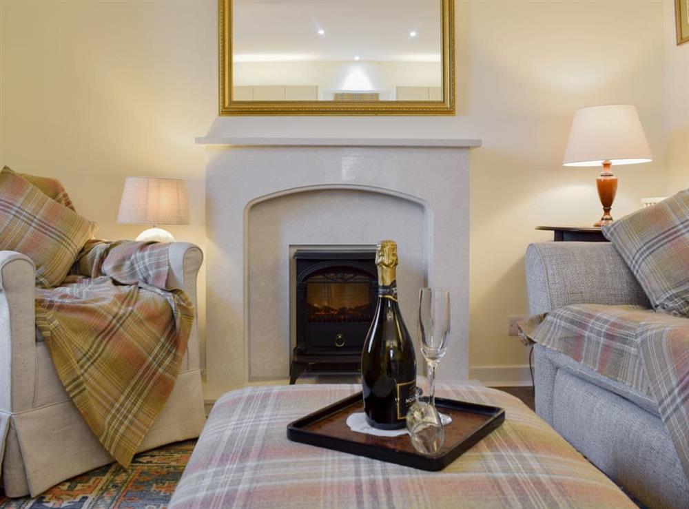 Living area at Ruberslaw Cottage in Crieff, Perthshire